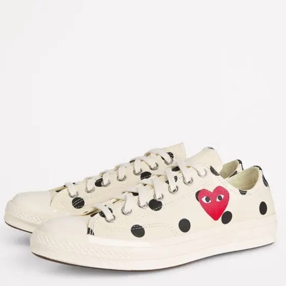 Comme des Garcons PLAY Other - Comme des Garcons PLAY x Converse Sneakers with Black Dots